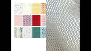Décopatch-Papier mit Metallic-Effekt