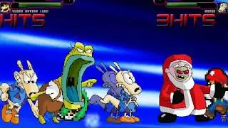 M.U.G.E.N: Super Better Mario & Luigi Vs Zim & Rocko