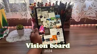Cómo hacer un VISION BOARD ✨📝 // 2024 de propósitos y manifestar.