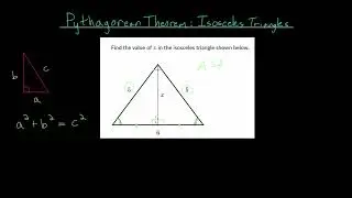 Pythagorean Theorem: Isosceles Triangles