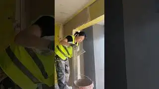 Wall plastering#shorts