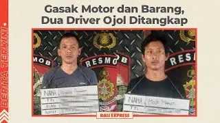 Gasak Motor dan Barang di Tempat Kos, Dua Driver Ojol Dibekuk Polsek Densel
