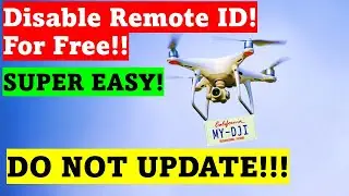 Disable Drone ID (Aeroscope) for Free!