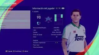 Francisco `` Paco´´ Gento López - PES Clasico (Face, Body& Stats)