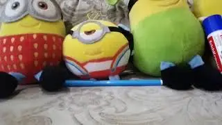 Миньоны бумажные фигурки часть 1