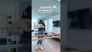 BEGINNER AB WORKOUT😮‍💨🔥 (for shedding fat and rapid results!) #abworkout #fitness #coreworkout