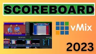 Scoreboard vMix | Live cricket score | vMix cricket scoreboard | vMix Live streaming