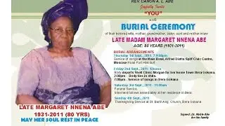 Emmanuel Ezii - Tribute to Sen. Magnus Ngei Abe's Mother Part 1 [Ogoni]