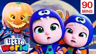Spooky Scary Boo Halloween! | Kids Songs & Nursery Rhymes by Little World