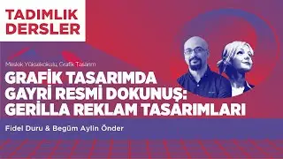 Tadımlık Dersler - Fidel Duru & Begüm Aylin Önder / Gerilla Reklam Tasarımları