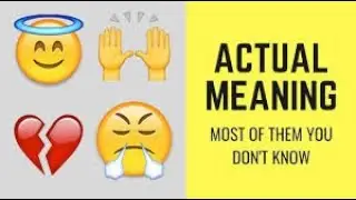 Emojis and its meaning
