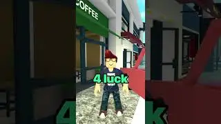 When You have 5 LUCK POINTS IN ROBLOX🍀🤞#shorts