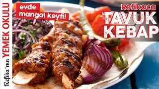 Evde Muhteşem Sebzeli Tavuk Kebap Tarifi | Mangala Gidemeyenlerin Evine Mangalı Getirdik! 🔥
