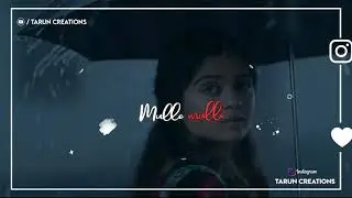 minna minni kannale minnum minnal pennale whatsapp status|Tarun Creations