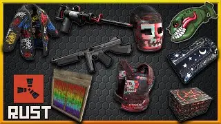 Rust Skins | Blackout Thompson, Doodle Jackhammer, Corrupted HQM, Bombing Jacket #209 (Skin Preview)