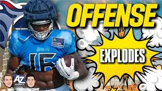 Titans offense has explosive practice but it could have been even bigger + Treylon Burks banged up