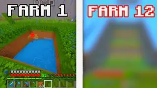 I BUILD EVERY STARTING FARMS IN MINECRAFT HARDCORE (#2)