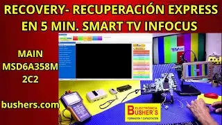 Reparación en 5 min. Main Board MSD6A358. Mstar Usando consola Bushers Neón