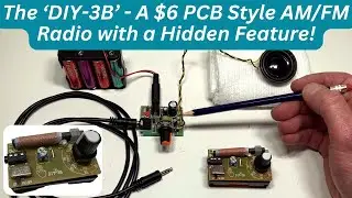 The low-cost PCB style AM-FM Radio with a Hidden Feature!