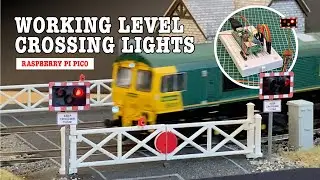 Making realistic working level-crossing lights for model railway – Raspberry Pi Pico + simple code