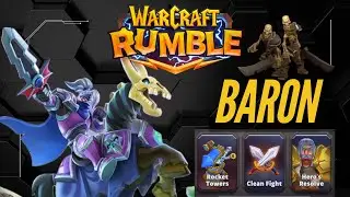 Warcraft Rumble PvP : Healing Baron with Skeletons | S9W4