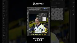 Radial blur effect in Photoshop 