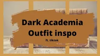 Dark Academia Outfit Inspiration: hi, i'm back.