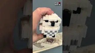 Cute HEDWIG from Harry Potter 3D figure - Pix Brix Instructions 
