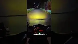 lampu honda beat esp biles clg2 v3 ft duromoto x1 terang banget