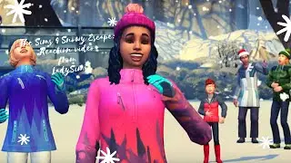 sims 4 snowy escape reaction from LadySims