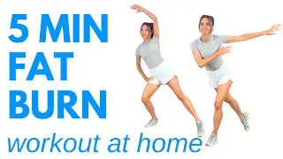 5 Min Calorie Burning Workout - Using the 5 Best Fat Burning Moves