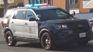 Los Angeles Police Department Ford Explorer Responding Code 3 (9/18/21)