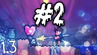 Прохождение Terraria 1.3 часть 2 - Новый грибной биом и грибной сундук