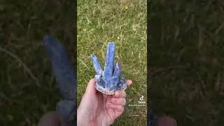 I made this crystal at pottery class and love it!