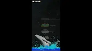 FLIP TESTS SIMULATION IN HOUDINI #shorts