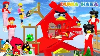 Angry Bird Nangis , Telurnya Dicuri Raja Babi VS Yuta Mio | Celine Dapat Rumah Angry Bird 😱