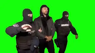 Andrew Tate Arrested Green Screen