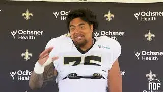 Taliese Fuaga on transition to left tackle and more