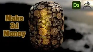 3D Coin Material - ZBrush and 3D Substance Designer