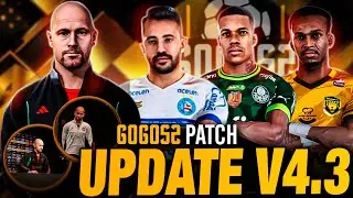 GOGOSZ PATCH 2024 - V4.3 UP /PES 2021 PC: TEMPORADA 2024 COM KITS E ELENCOS ATUALIZADOS! MOD 4K HDR