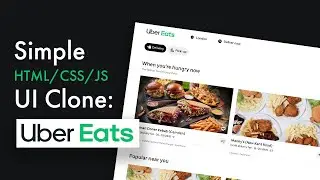 Build an Uber Eats Clone with HTML, CSS & JS | 2020