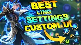 BEST SETTINGS LING SETUP CUSTOM UI !! | MOBILE LEGENDS ON PC GAMEPLAY | MLBB