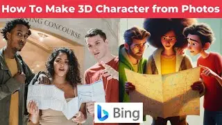 I turned myself into a Disney / Pixar Character - Bing Image Creator - Image to Image Tutorial