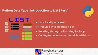 Python Data Type: Introduction to List, one the most versatile sequence/ collection