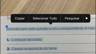 iPhone  - Copiar texto de fotos da câmera
