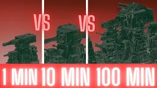 KV-44 MONSTER TANK IN 1 MIN, 10 MIN, 100 MIN! | #animation #worldoftanks