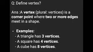 Define vertex?