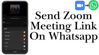 How to Send Zoom Meeting Link on Whatsapp | Full Guide 2026