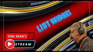 The List Widget with vMix UTC and GT Title Designer | Quick Hitter 2 | One Man's Stream
