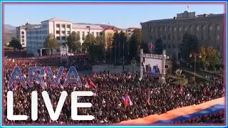 LIVE.Արտահերթ նիստ և հանրահավաք Ստեփանակերտում
